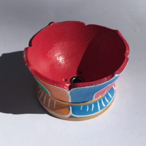 Lotus Shape Incense Burner Hand-painted