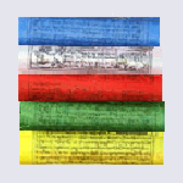 Small Prayer Flags 15x15cm - Gift pack of 5