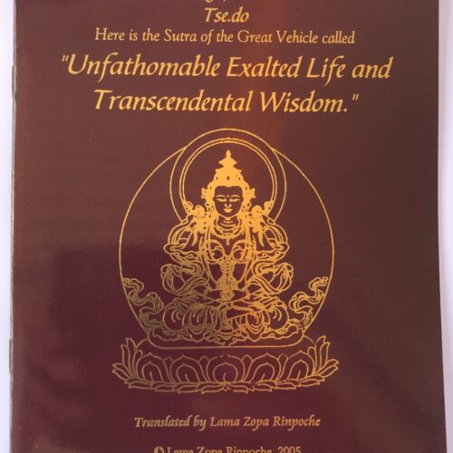 Long Life Sutra/Translated by Lama Zopa Rinpoche