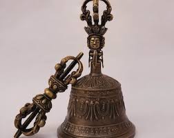 Brass Bell & Dorje - 15cm