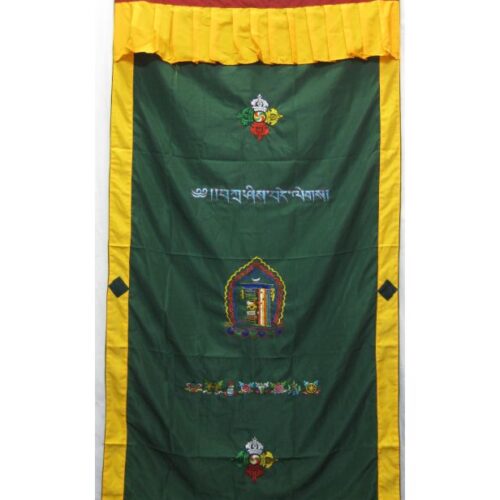 Kalachakra Door Curtain - Green