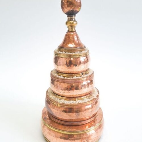 Copper Mandala Offering Set - 4.5"