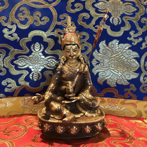 Guru Rinpoche 6" statue with gold-plating